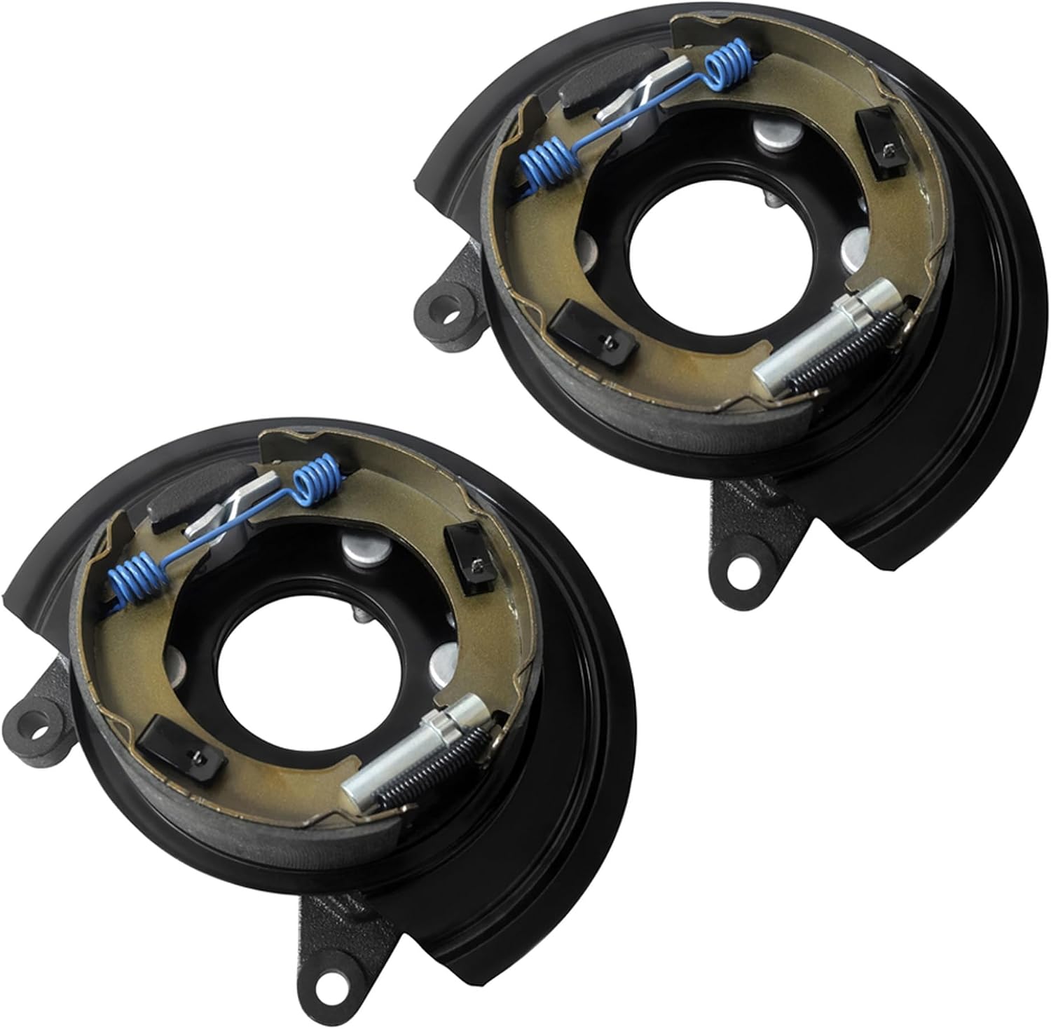 Rear Brake Backing Plate Assembly for Chevy Silverado 2000-2007 | 2Pcs Rear Loaded Parking Brake Backing Plate Assembly,For Cadillac Escalade 2004-2007,For GMC Savana 2003-2007,#926267