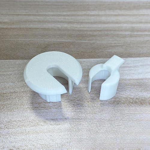 Miniatura 4 de 24pcs Desk Cable Wire Grommets Round Cable Hole Cover Organizers Table Wire Organizers Caps for Office PC Grommets Office Supplies