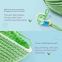 Vista 6 de Kit de ganchillo para principiantes: kit de ganchillo Shiba Inu, todo lo que necesitas, incluye hilo suave fácil de tejer, video paso a paso