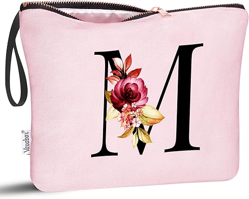Miniatura 7 de Vavabox A-Z Bolsa de maquillaje personalizada, regalos de cumpleaños para mujeres y madres, regalos para mejor amiga, bolsa de cosméticos para