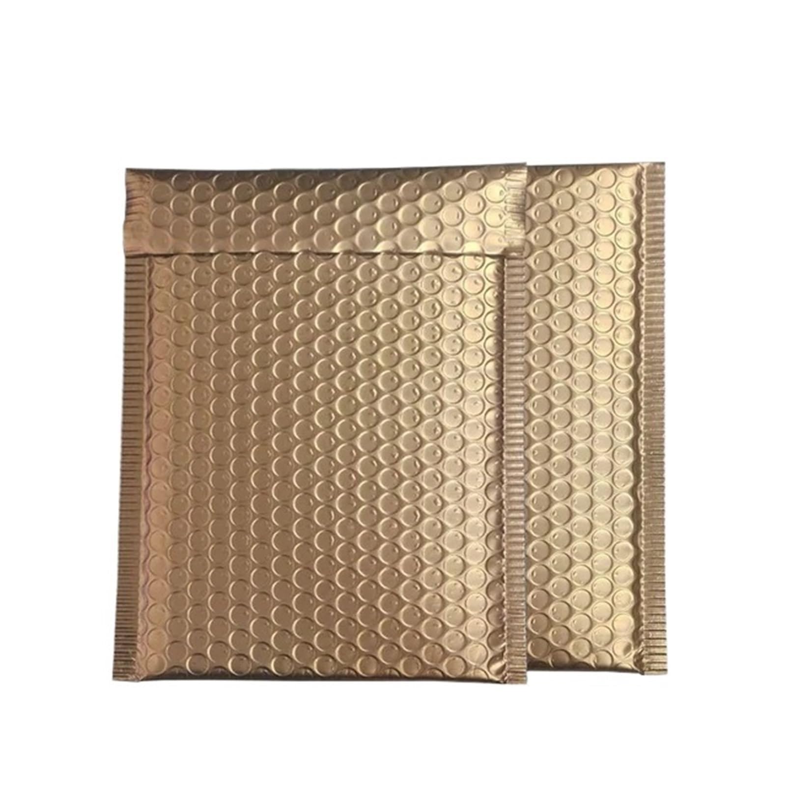 versandtaschen 50 Stück Luftpolsterumschläge Verpackung Geschäftsbedarf Liefertasche(Dark gold,15 * 20cm)