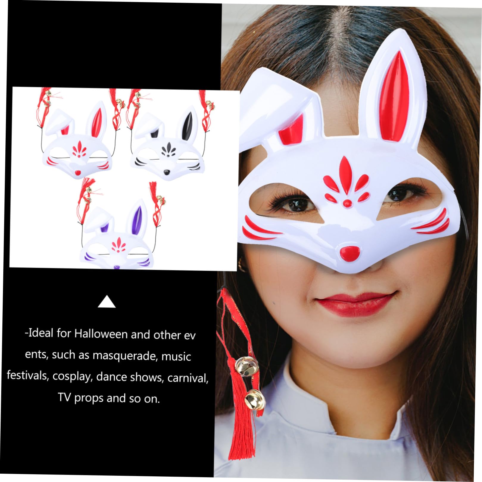 Abaodam 9pezzi Maschere Decorative Festival Per Halloween Maschere Accessori Per e Garantita