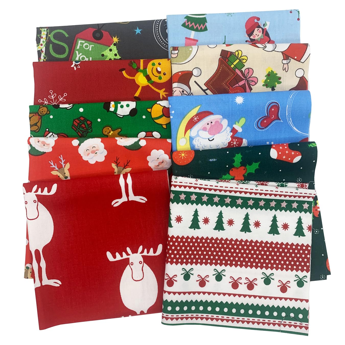 Aufodara Stoffpaket 31-teilig - Baumwollstoffe 30x25cm Für Patchwork & Nähen