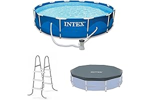 Intex 12' x 30" Round Above Ground Pool with Cover