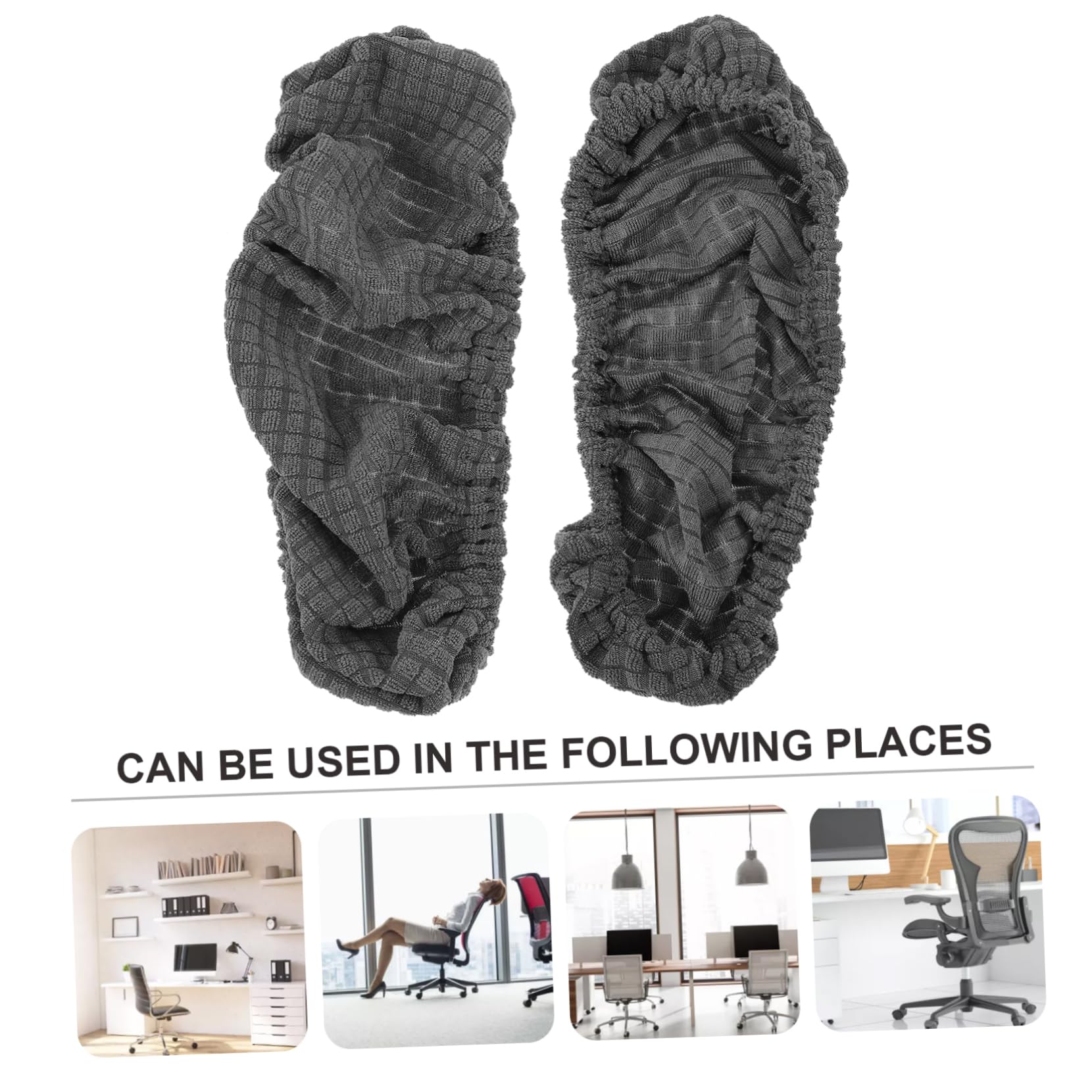 Copribraccioli ergonomici per sedia da ufficio, 5 paia di fodere elastiche per il comfort, gomitiere elastiche, perfette per sedie da ufficio, migliorano supporto e stile