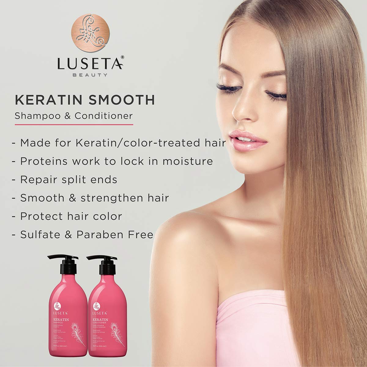 Luseta Keratin Shampoo an...B076CW6Y78