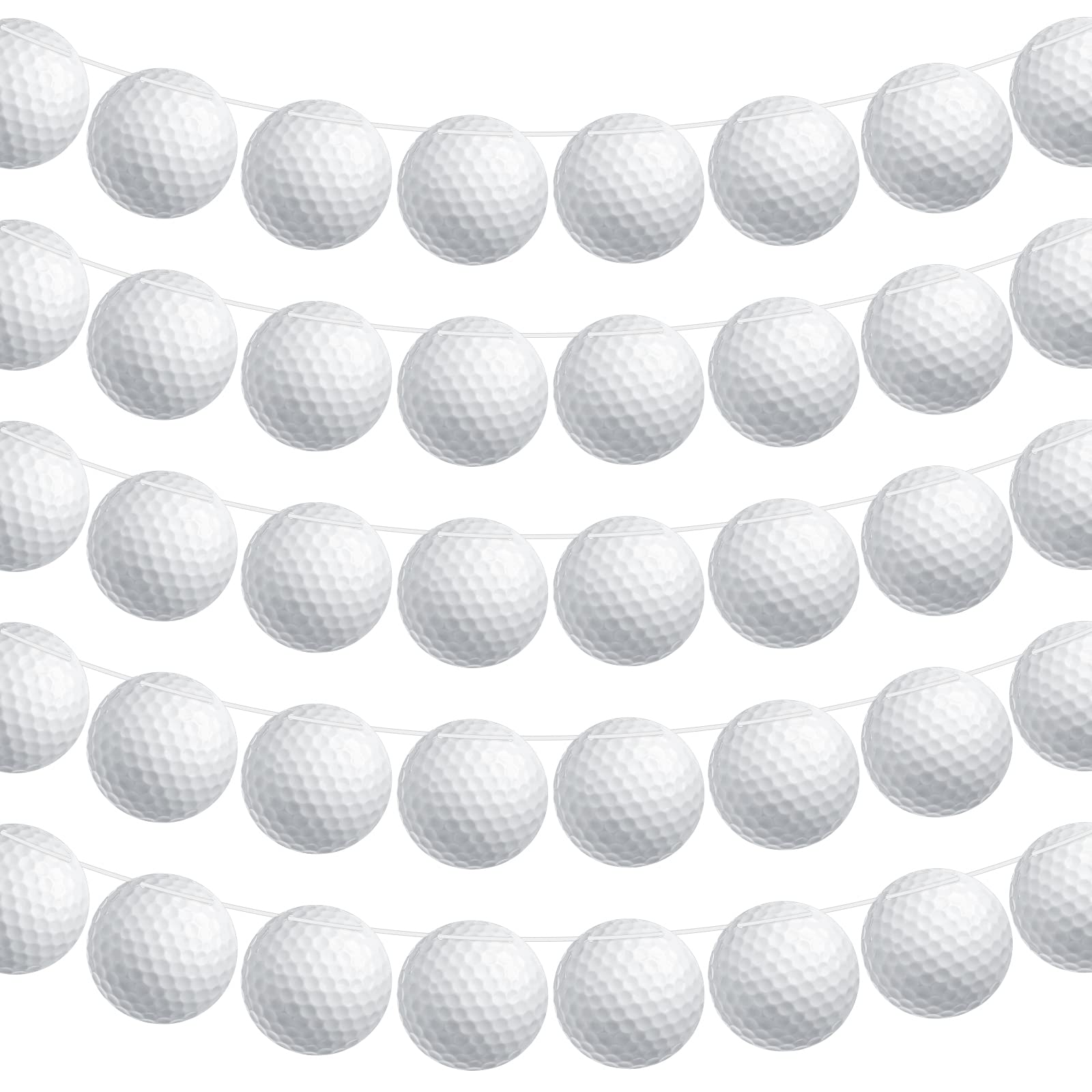Guirlande en papier de sport et décoration de fête en balle de golf