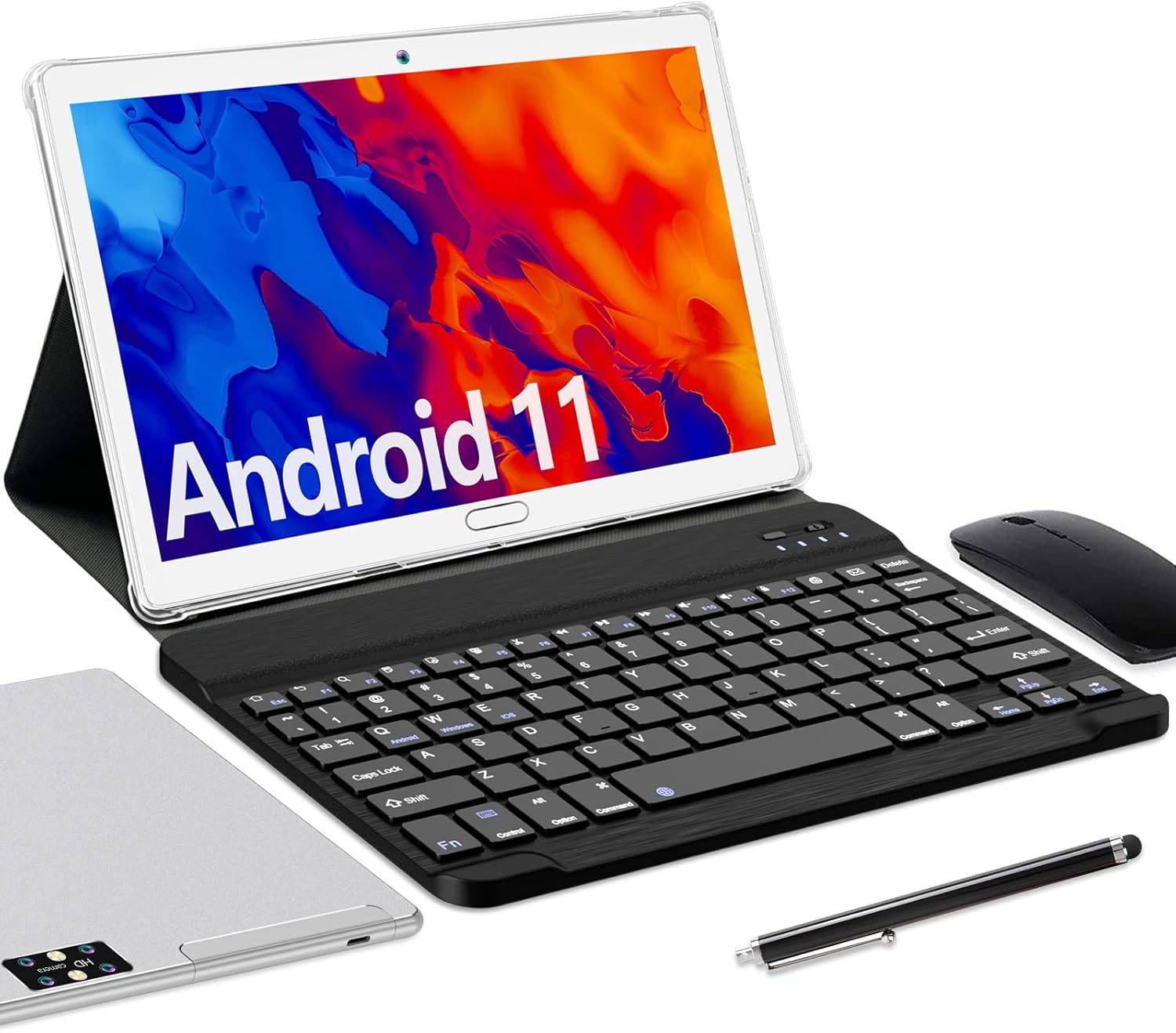 ANTEMPER Tablet 10 Inch Android 11, 4G LTE Tablets Phone with Dual SIM, 4GB RAM 64GB ROM 128GB