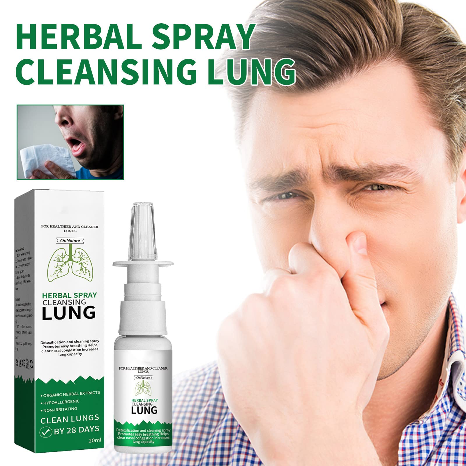Respinature Herbal Lung Cleanse-Mist-Powerful Lung Support