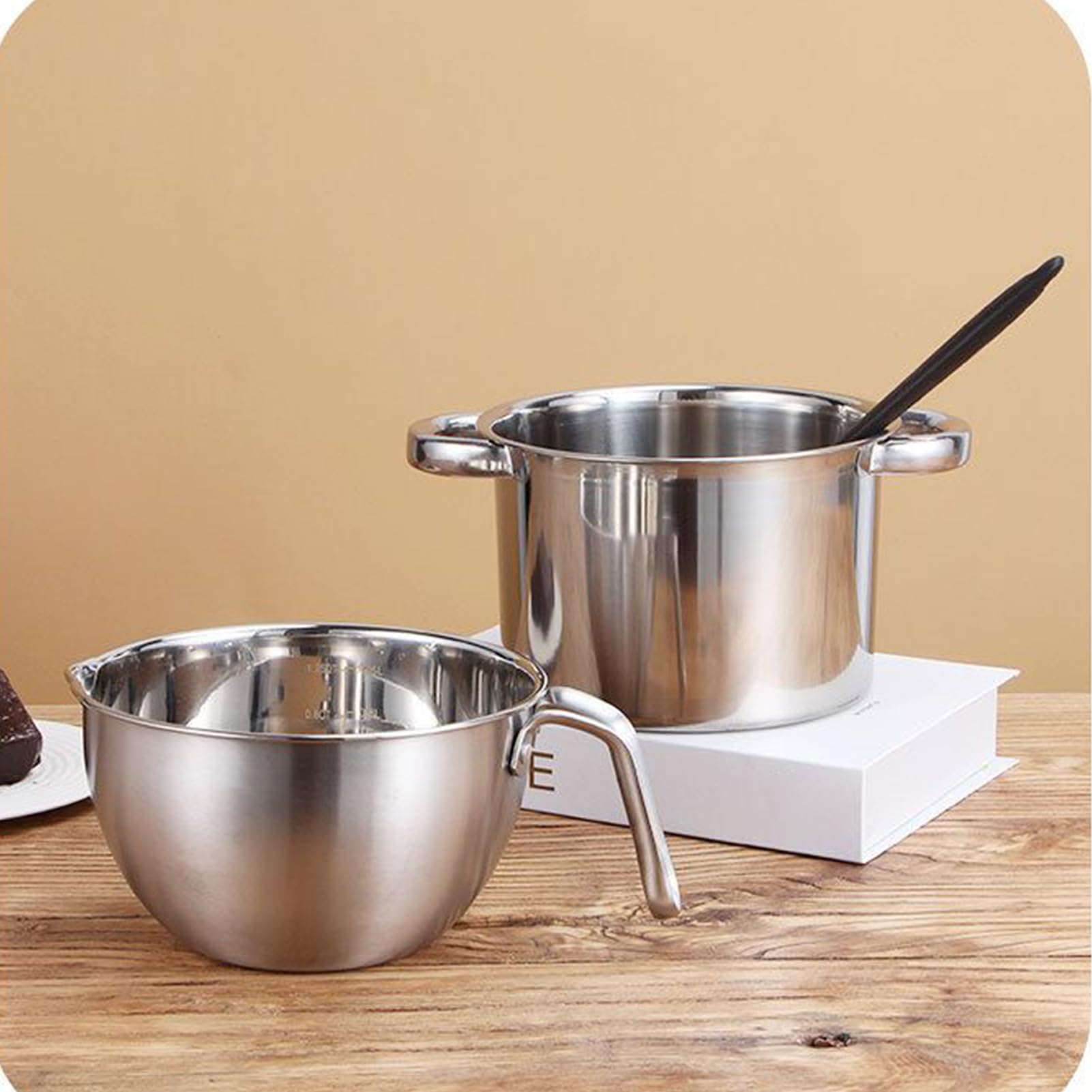 Generico Pentola per Fonduta di Cioccolato Utensile per Fonduta da Cucina