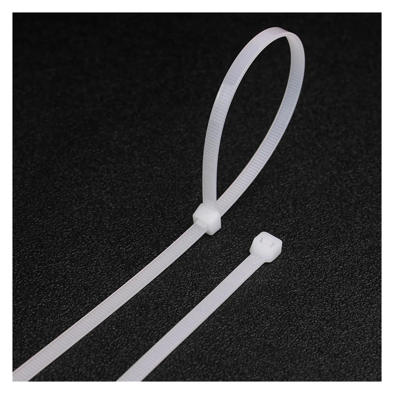 Fascette per Cavi Fascetta stringicavo autobloccante in plastica, in Nylon, Bianca, Organizer for Fissare Cavi, Fascette stringicavo(3.5x300mm(White))
