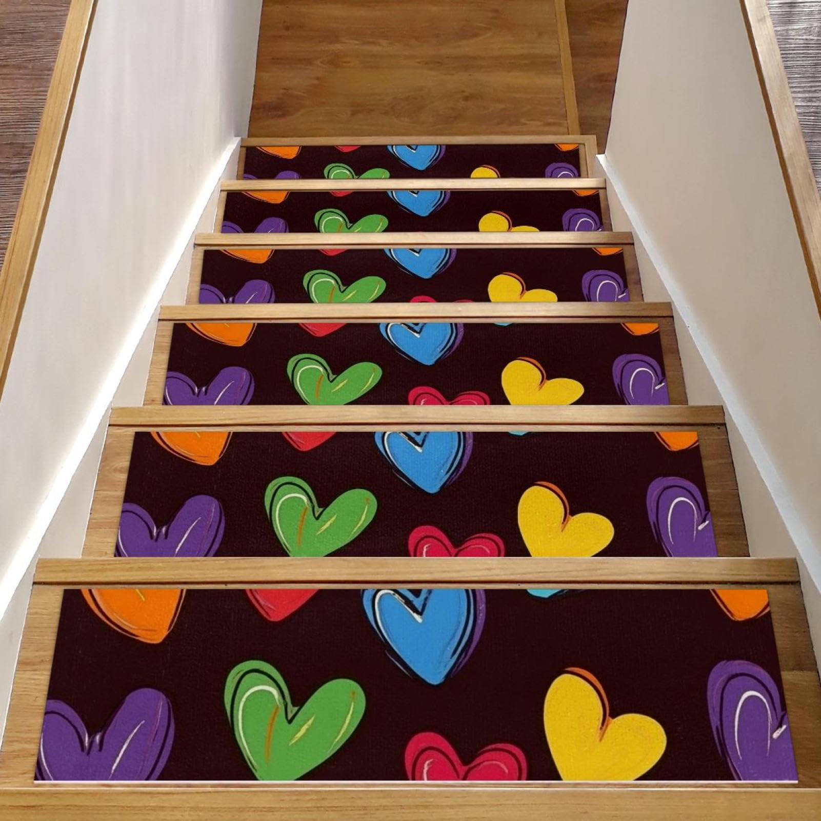 Alfombrillas de escaleras interiores antideslizantes para evitar resbalones de niños y perros