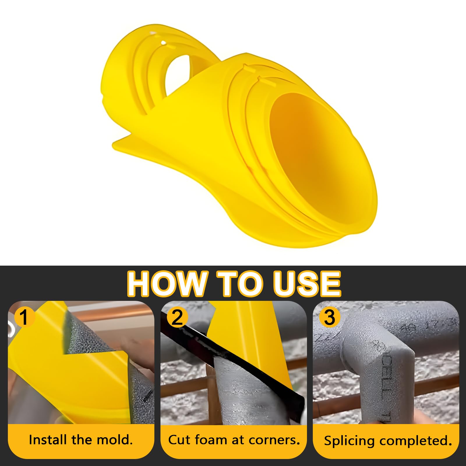 Pipe Lagging Insulation Foam Cutter Tool Set for 15mm, 22mm, 28mm, Precision Foam Pipe Lagging Tool - Image 4
