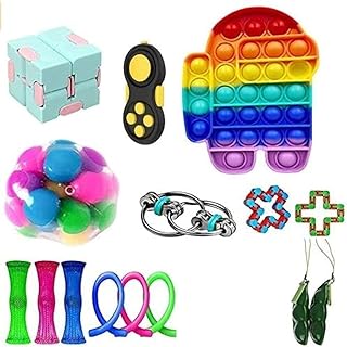 مجموعة ألعاب حسية تخفف التوتر والقلق مؤلفة من 15 قطعة