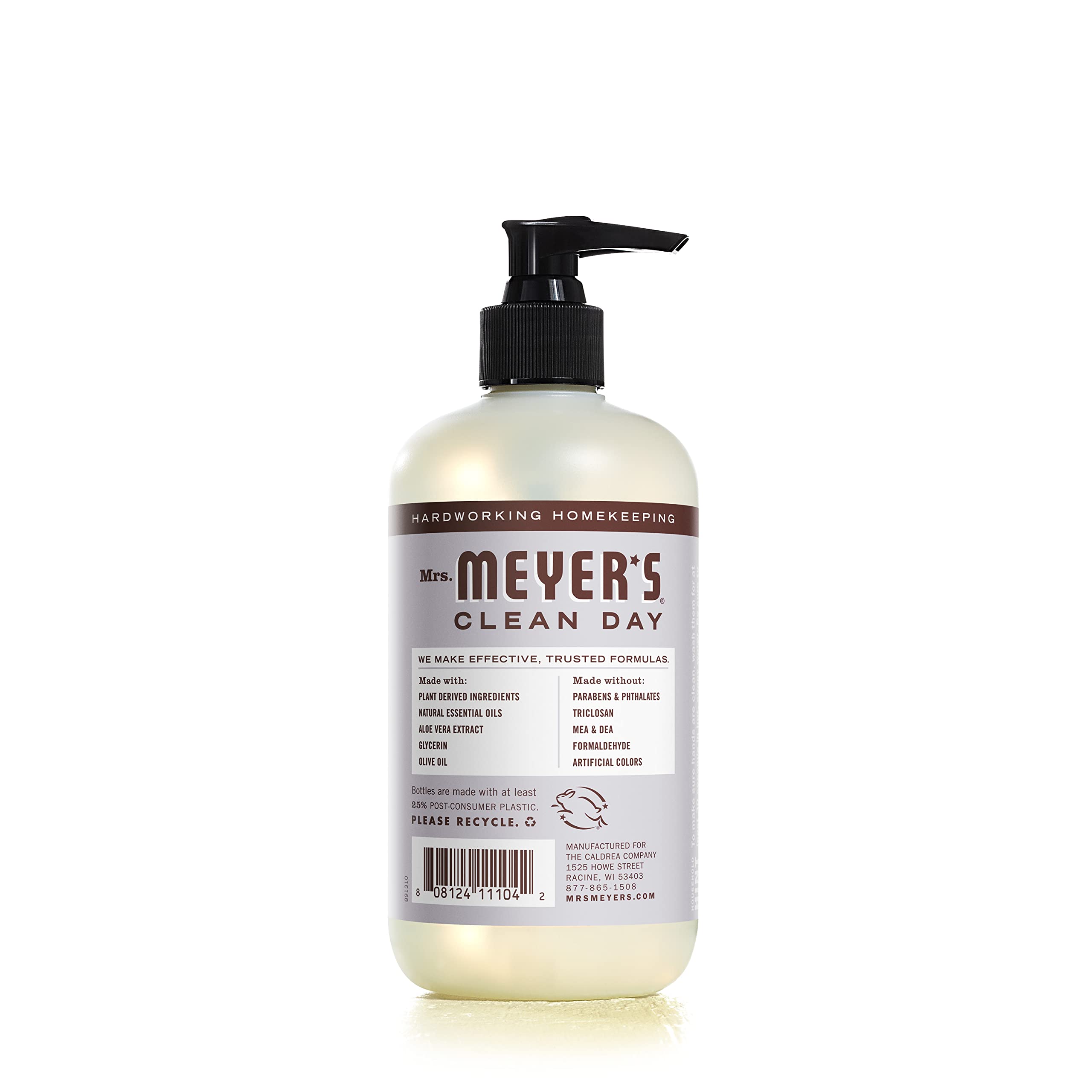 MRS. MEYER'S Mrs. Meyer's Clean Day Liquid Hand Soap, Lavender, Cruelty Free and Biodegradable Hand Wash Made with Essential Oils, 370 ml Soap Pump Bottle in use