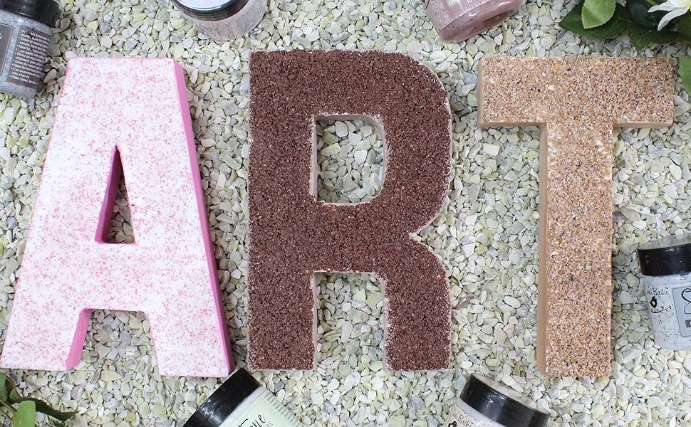Stone Texture Paste Crystal Sand 150G Bottle | Texture Art Medium, Mixed Media Paste, 3D Effect Paste, Canvas Art, Stencil Work, DIY Craft, Home Décor 2