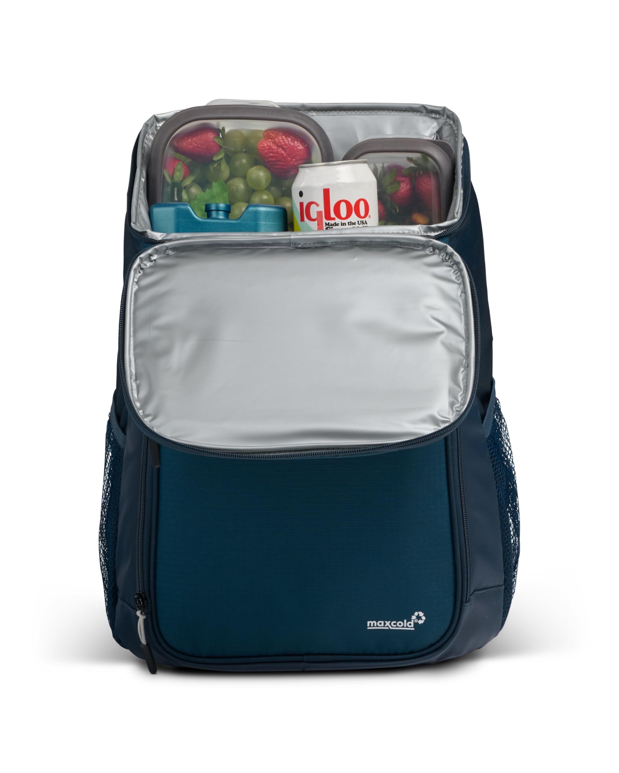 Igloo Latitude - Kühltasche - Hält Eiswürfel tagelang gefroren - Thermotasche - Kühlbox für Lunch, Strand - Blau