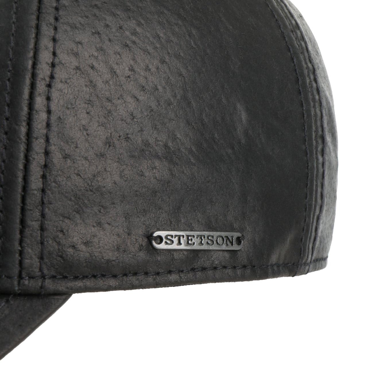 Stetson Joes Leather CapKobiety/Mężczyźni - czapka z daszkiem skórzana czapki ze skóry nappa bejsbolówka Metalowa sprzączka, Zima Jesień Lato