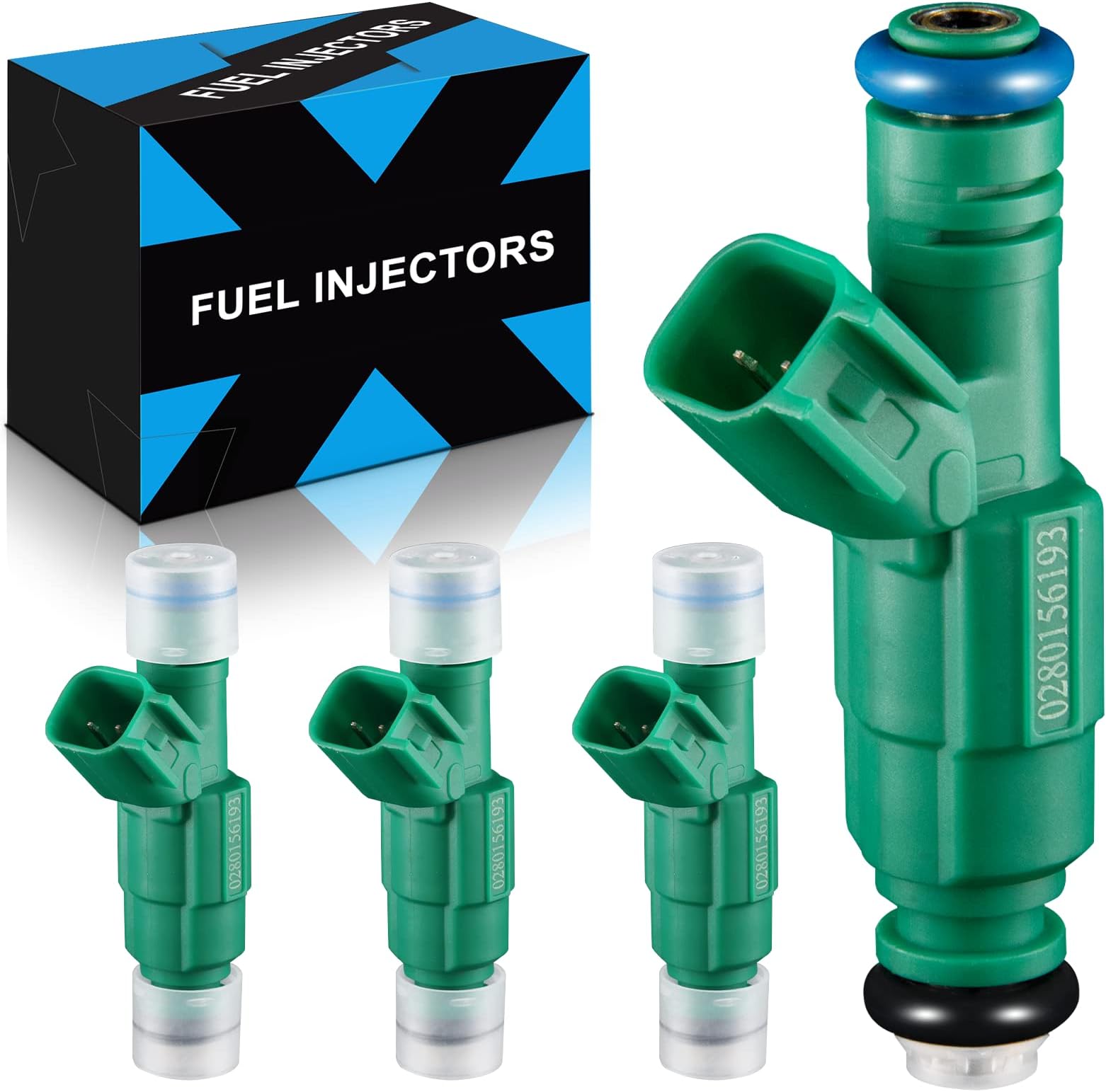 ICT Billet Fuel Injector Spacer Set of 8 LS1 Intake to LS2