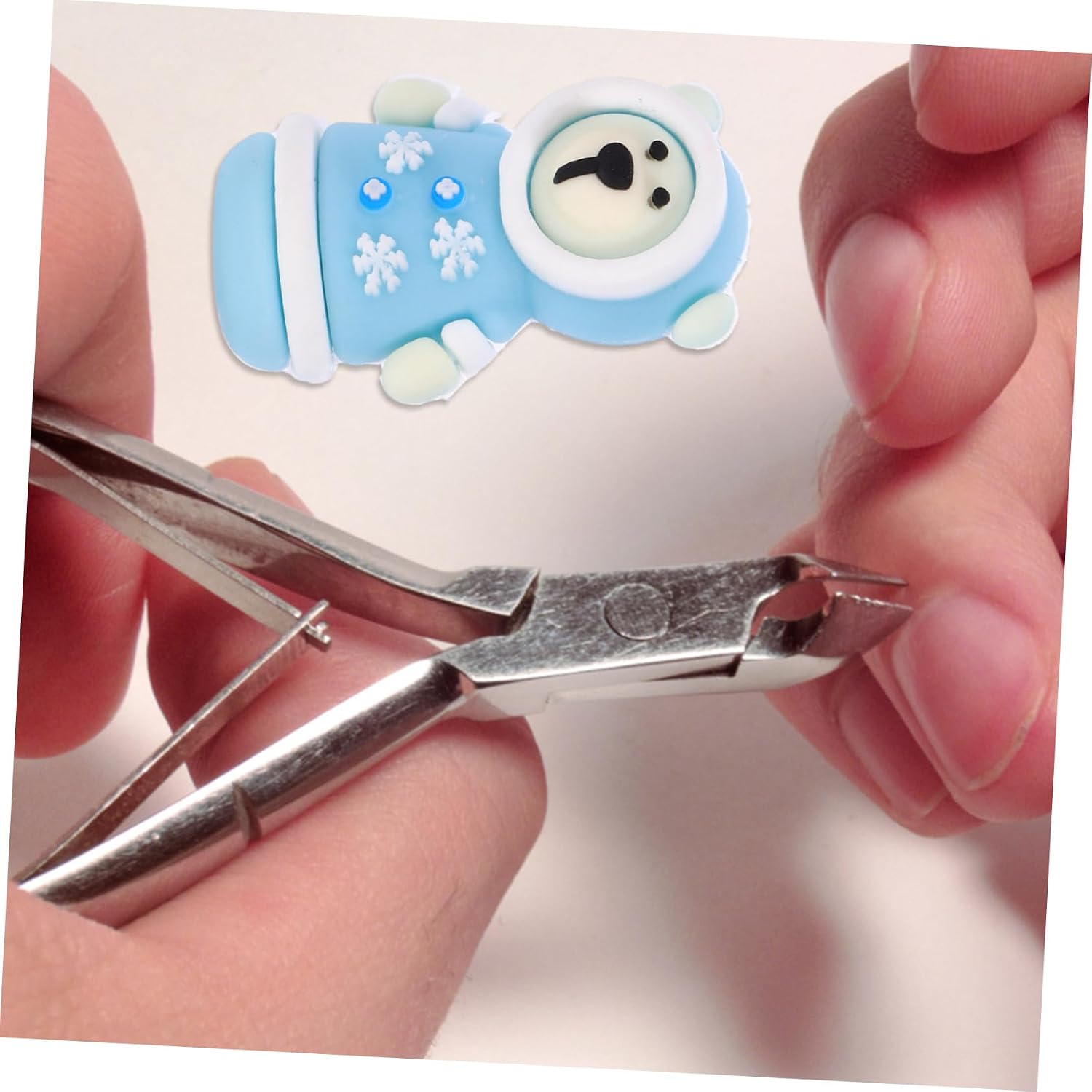 VICASKY Cuticle Tweezers Cap Nail Scissors Cover Decorative Protective Cover for Nail Care Tools