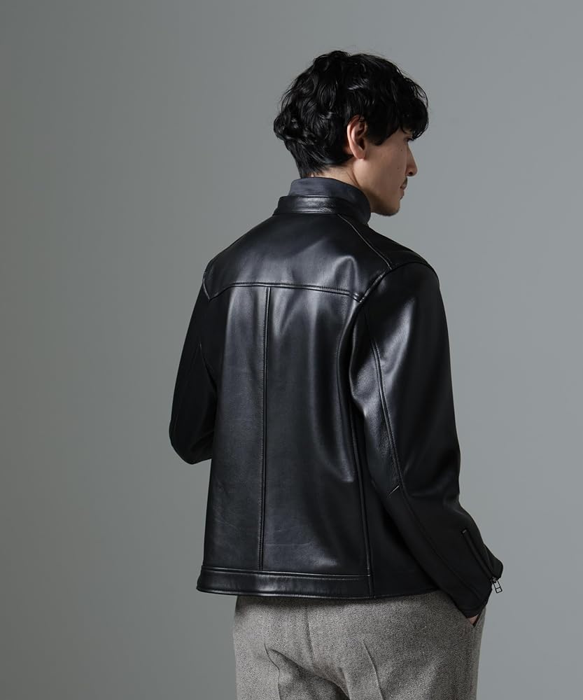 Amazon.co.jp: [ナノ・ユニバース] バンドカラー レザー シングル