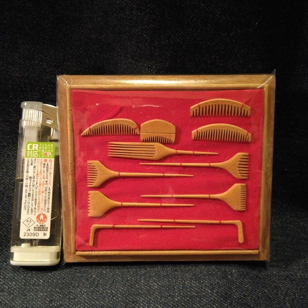 古い ミニチュア 櫛 こうがい アンティーク 骨董 古いミニチュア櫛