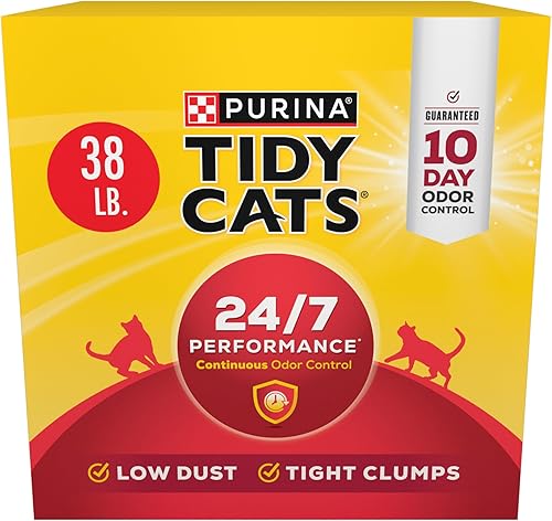 Miniatura 1 de Purina Tidy Cats - Arena aglutinante para gatos, 247 Performance Multi Cat Litter - Caja de 38 libras