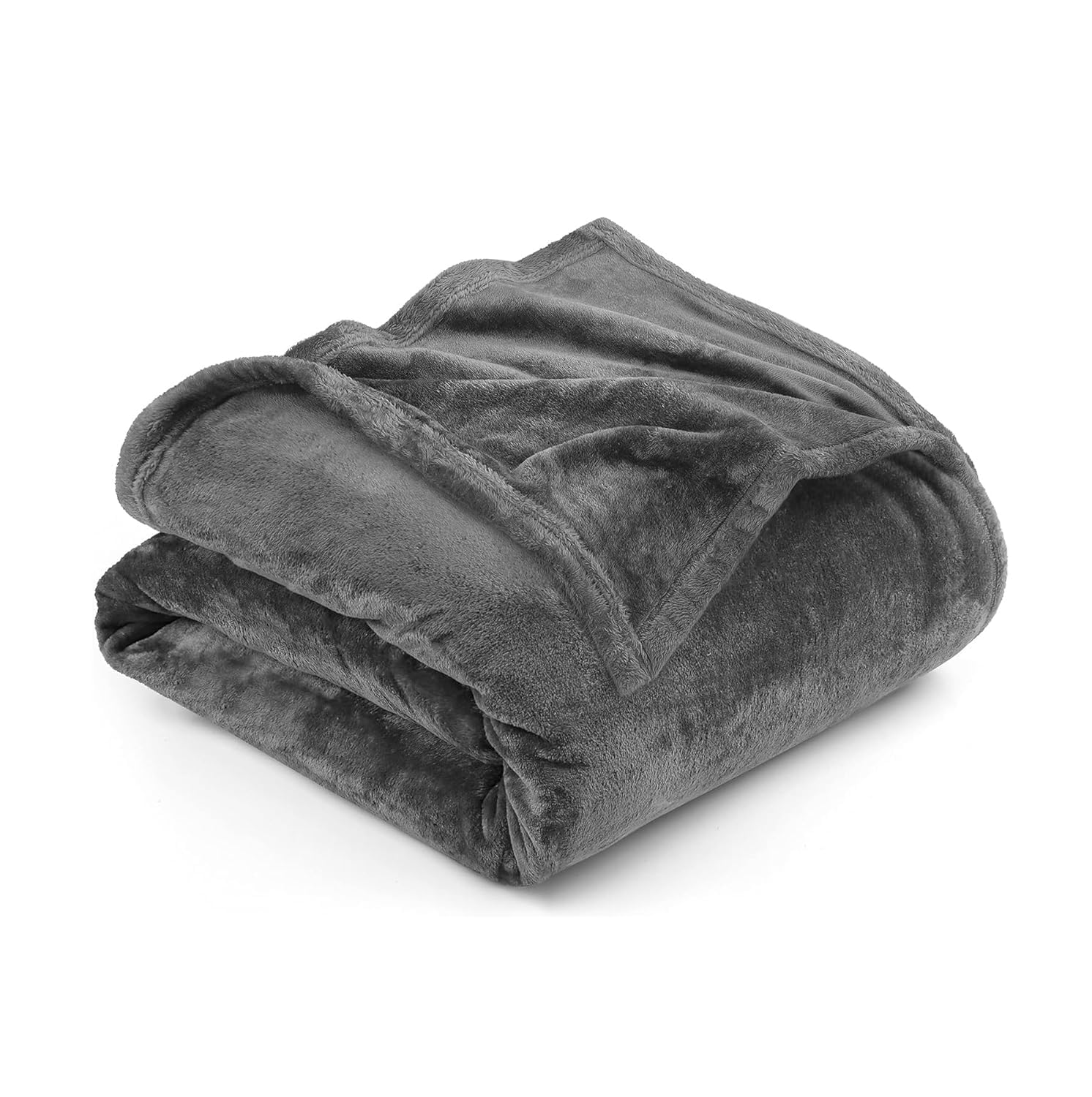 NAYU Cozy Heaven Super Soft Double Bed Fleece Blanket (90x100 Inch) | Ultra-Soft Fluffy Mid-Winter Blanket for Home & Bedroom | Lightweight & Comfortable Bedding (Grey)-picture-27