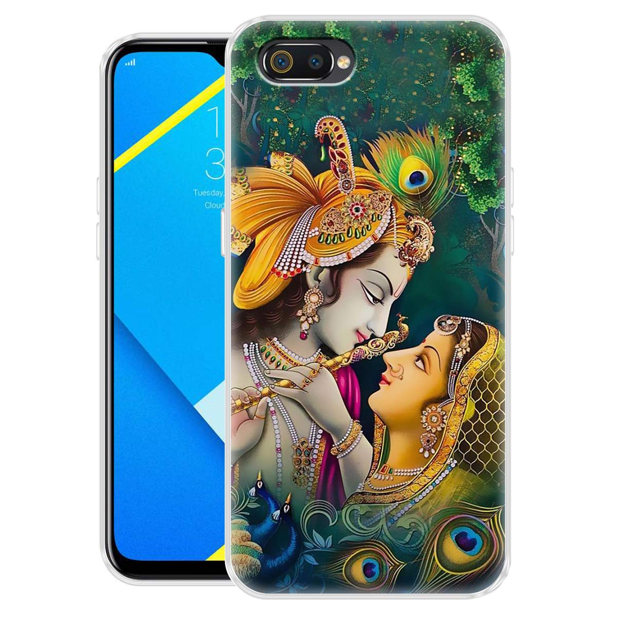 Fashionury Krishna 360 Degree Soft Silicone Designer Printed Full Protection Printed Back Case Cover for Realme C2 (B07S4NY942) Amazon Price History, Amazon Price Tracker
