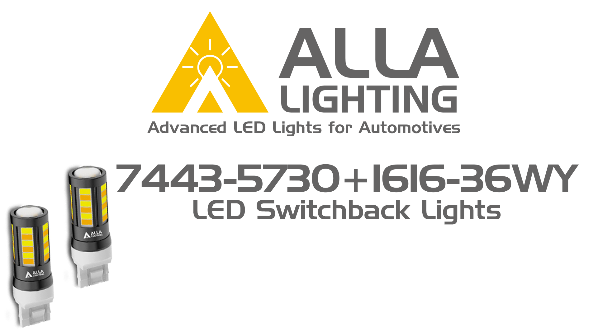 Amazon.com: Alla Lighting 7442NA 7444NA 7443 Switchback LED Bulbs