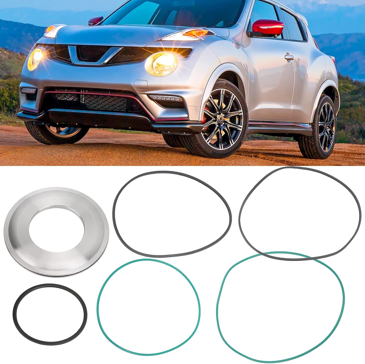 JF015E RE0F11A CVT Sealing Rings Set with Steel Pulley Piston Replacement