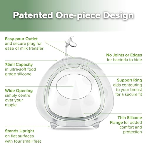 Miniatura 4 de Haakaa Ladybuyg - Colector de leche de silicona 25fl oz 2 unidades