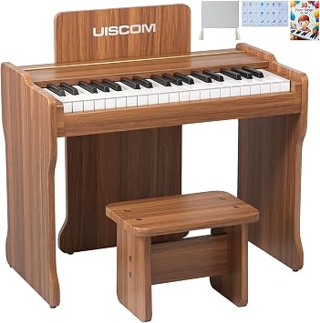 UISCOM Kids Piano Keyboard,37 Keys Digital Piano,Toddler Piano for Kids
