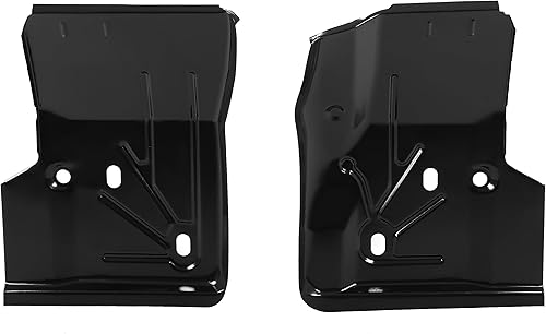 Vista 13 de KUAFU Bandeja de piso delantera compatible con Jeep TJ Wrangler 1997-2006 Par plateado Tono plata