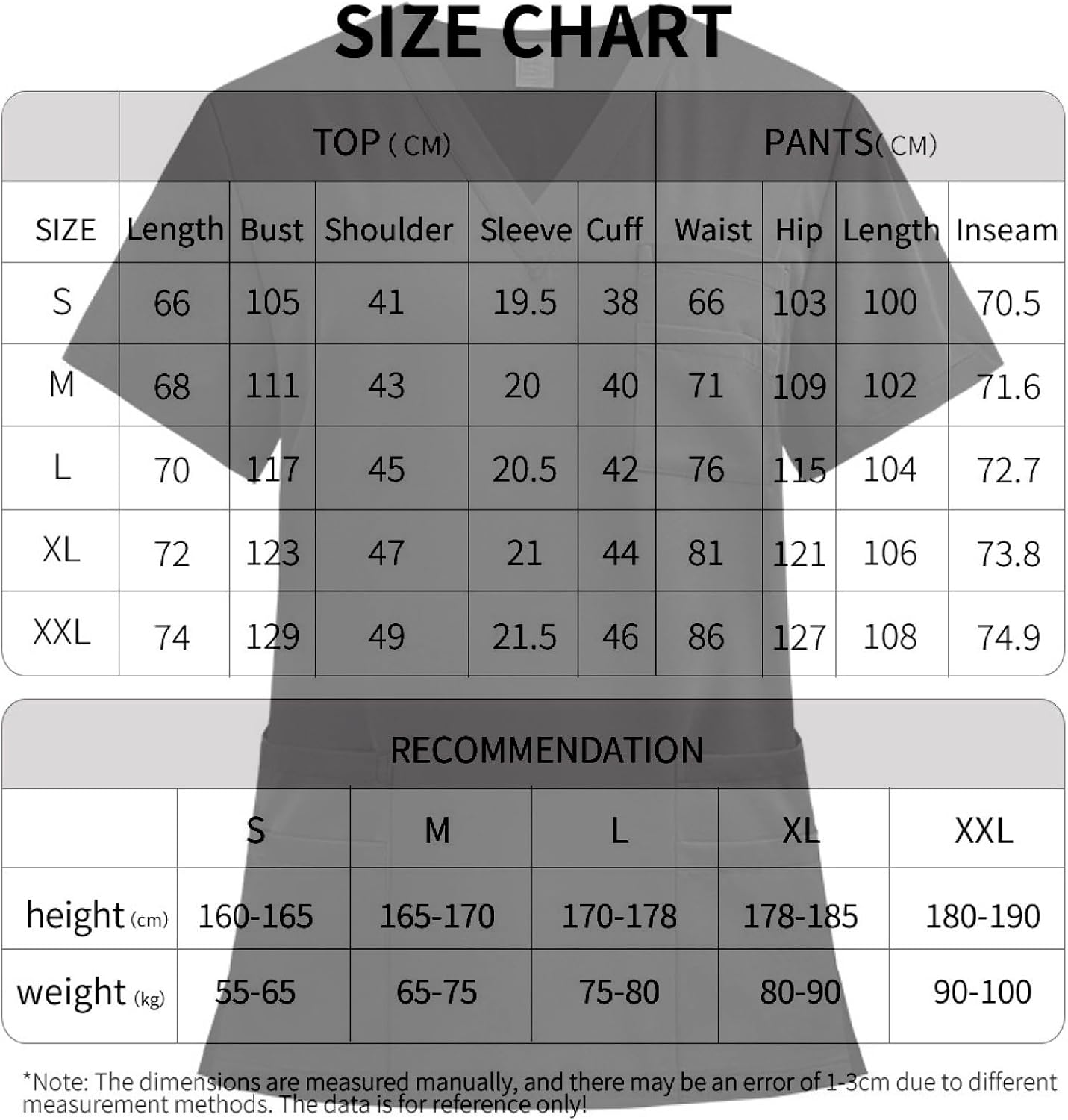 Scrubs for Women Set,Short Sleeve Multiple Pockets Nurse Uniform Top Straight Leg Pants Medical Uniform for Doctors