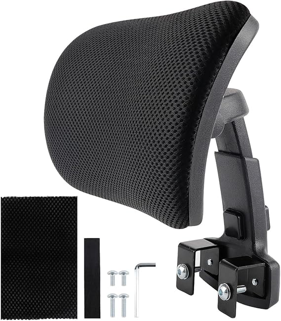 LNQ LUNIQI Office Chair Headrest Attachment Head Support Cushion Chair Mesh Head