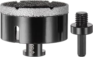 HARFINGTON Diamond Core Drill Bit 3.15"/80mm Dia Diamond Hole Saw Kit