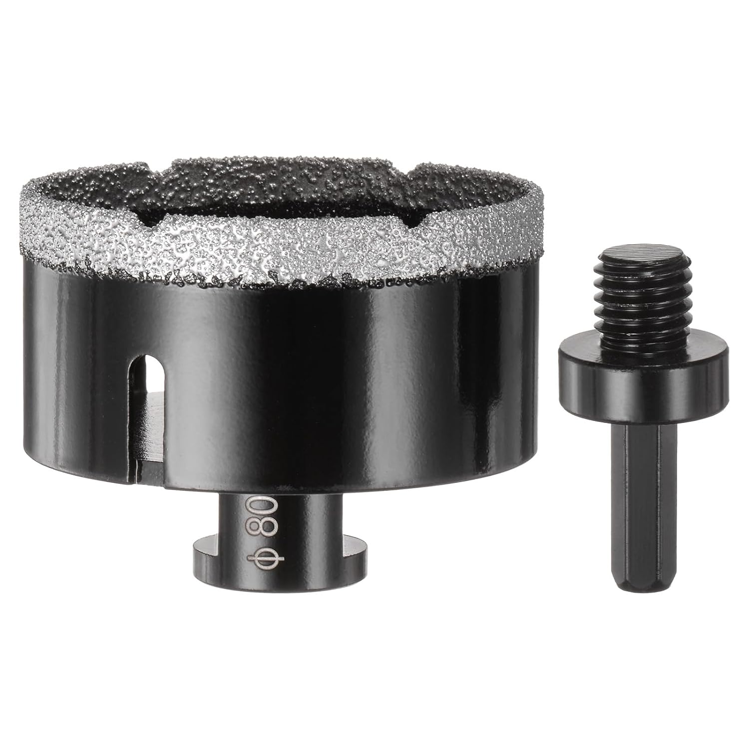 HARFINGTON Diamond Core Drill Bit 3.15"/80mm Dia Diamond Hole Saw Kit for Tile Porcelain Ceramic Marble Stone