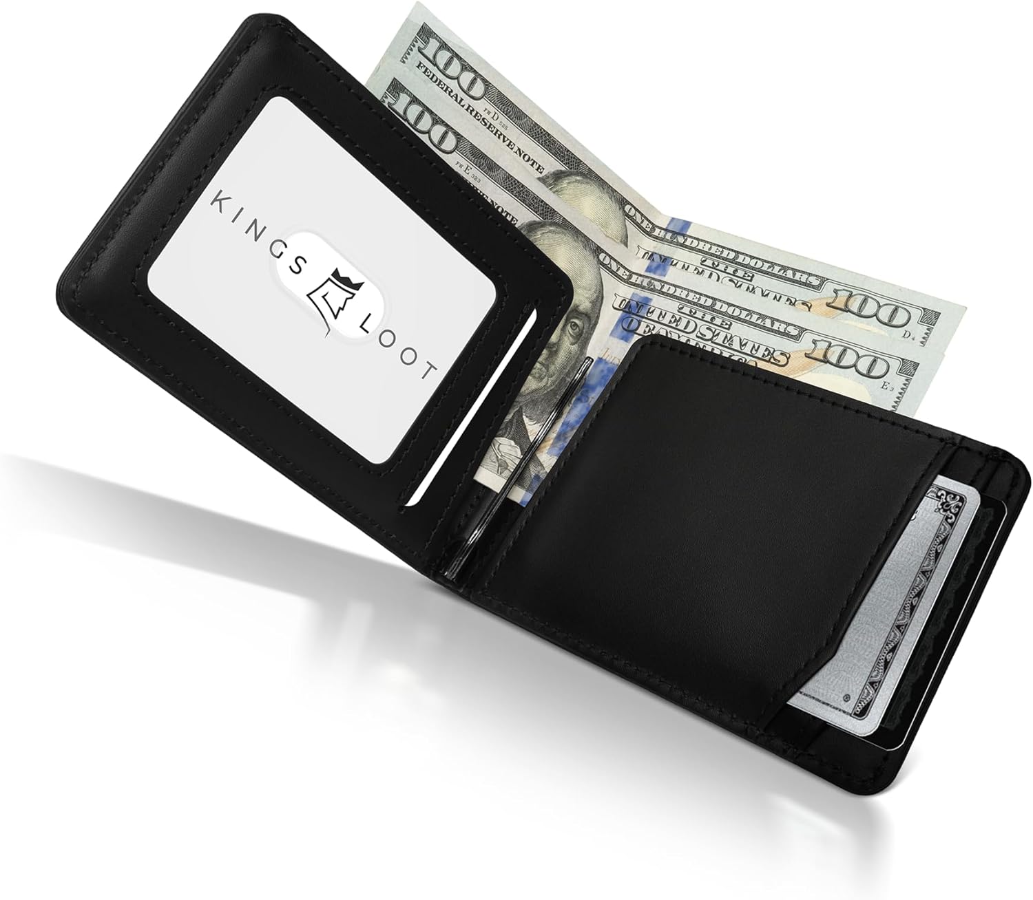 Kings Loot Wallet for Men | Minimalist Slim RFID Blocking Leather Design with Cash Pocket & Card Pull Strap | Holds 1-15 Cards | Stylish & Durable Wallets | Supercar Collection (Midnight Umber) - Image 8