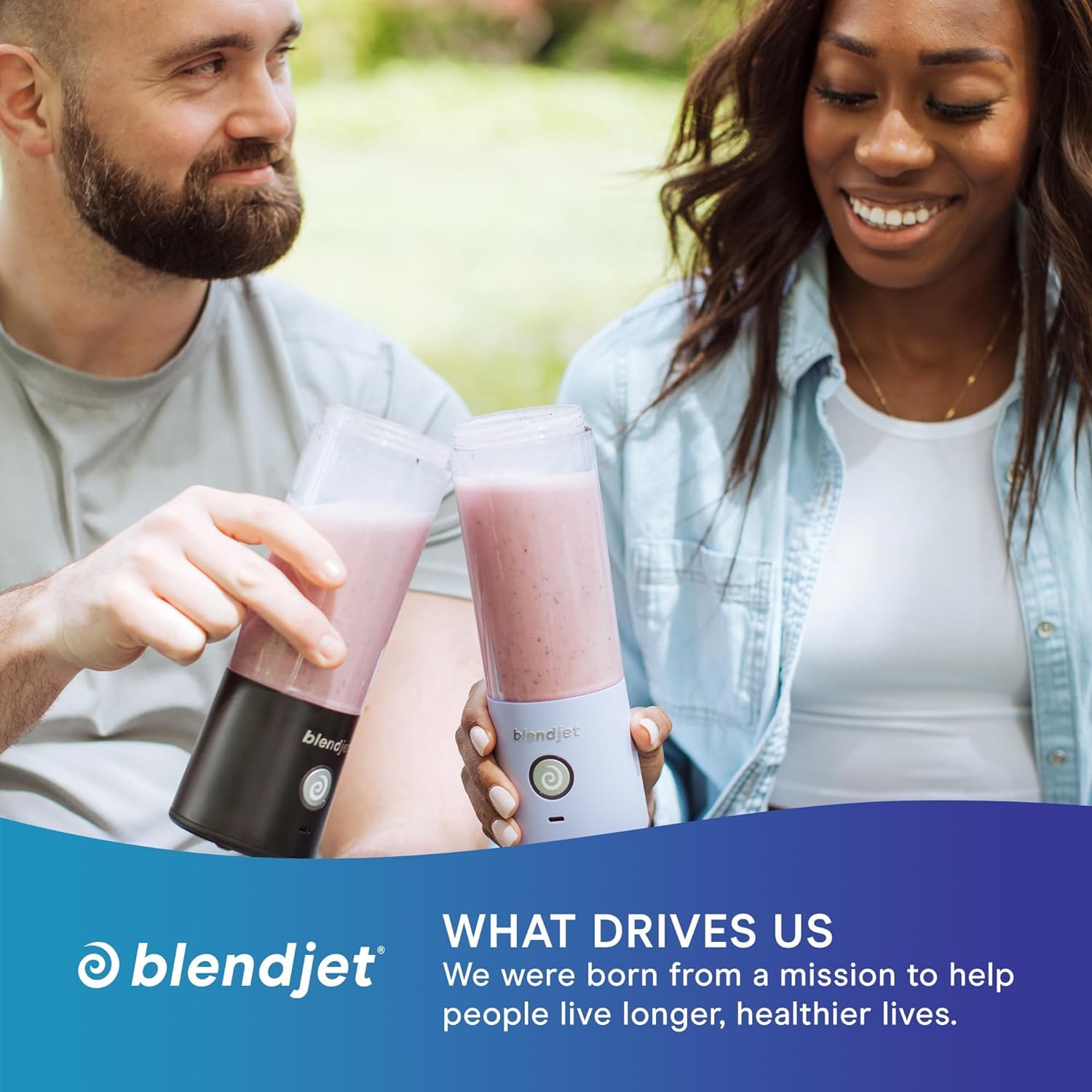 BlendJet 2 Portable Blender for Smoothies & Shakes - BlendJet Cordless Personal & Small Blender, USB-C Rechargeable & Self Cleaning - (Mint, 16 oz.): Lavender 16 oz.