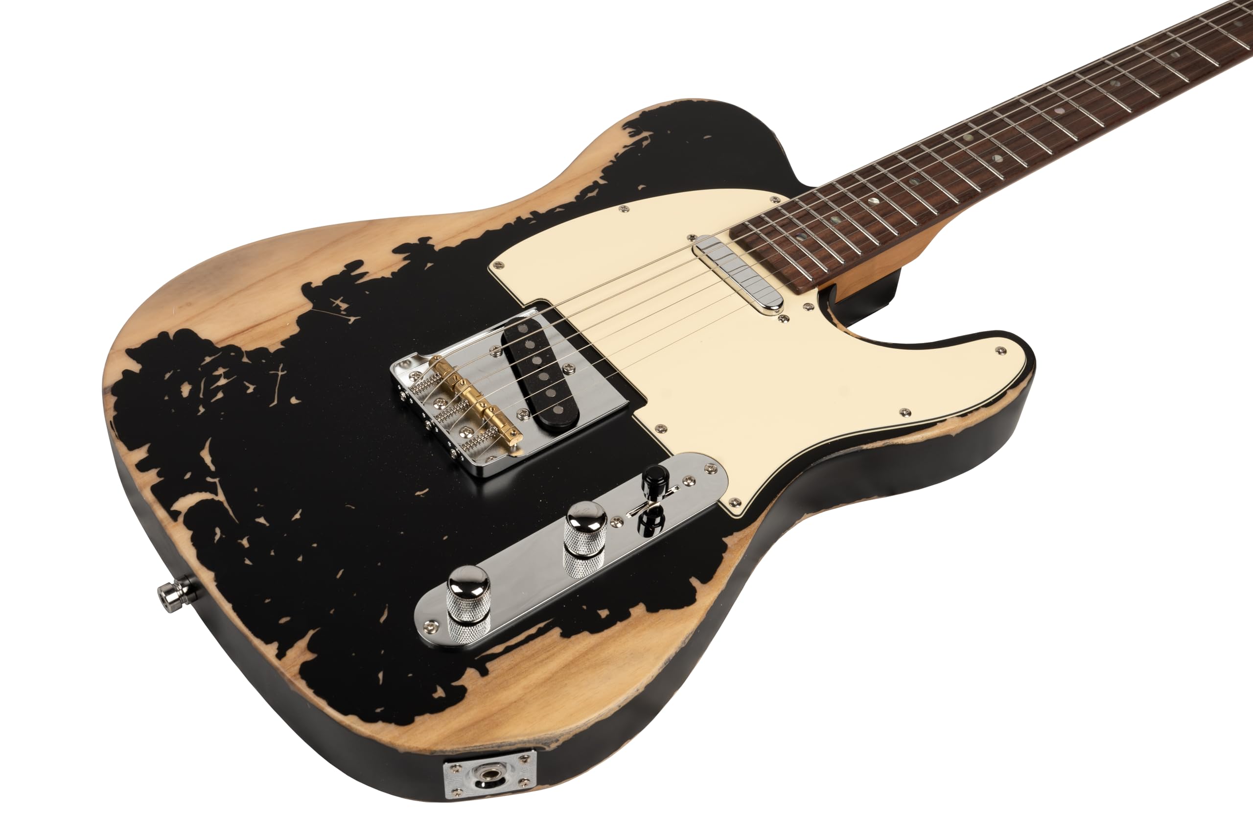 Henry's Space TL-1C Stardust Black Relic E-Gitarre