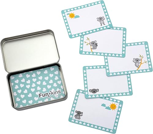 Miniatura 2 de Funkins - Fiambrera escolar para niños, divertidas tarjetas para inspiración, motivación, afirmaciones positivas y amor de padres a niños, sin