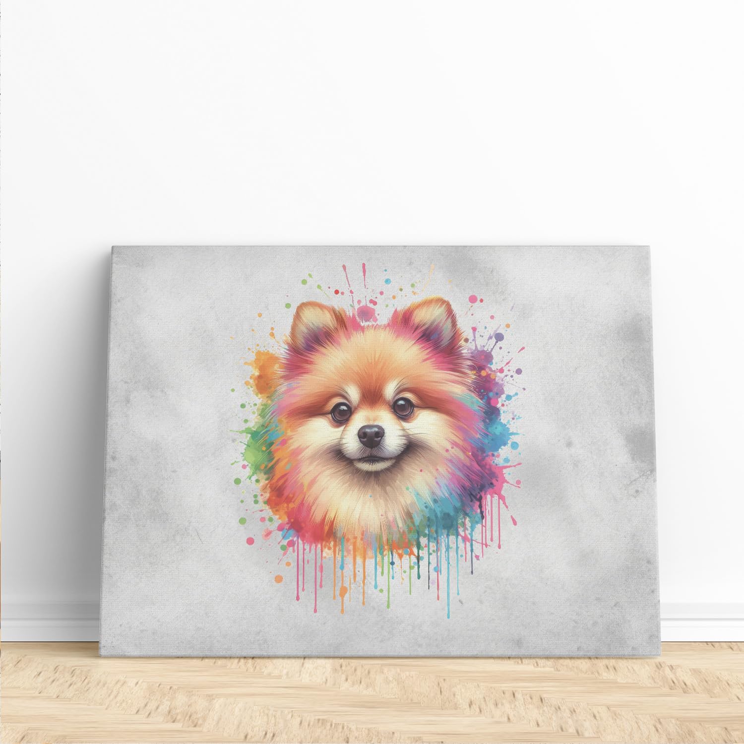 Amazon.com: Ninety3POD Watercolor Drip Pomeranian Pop Art Colorful