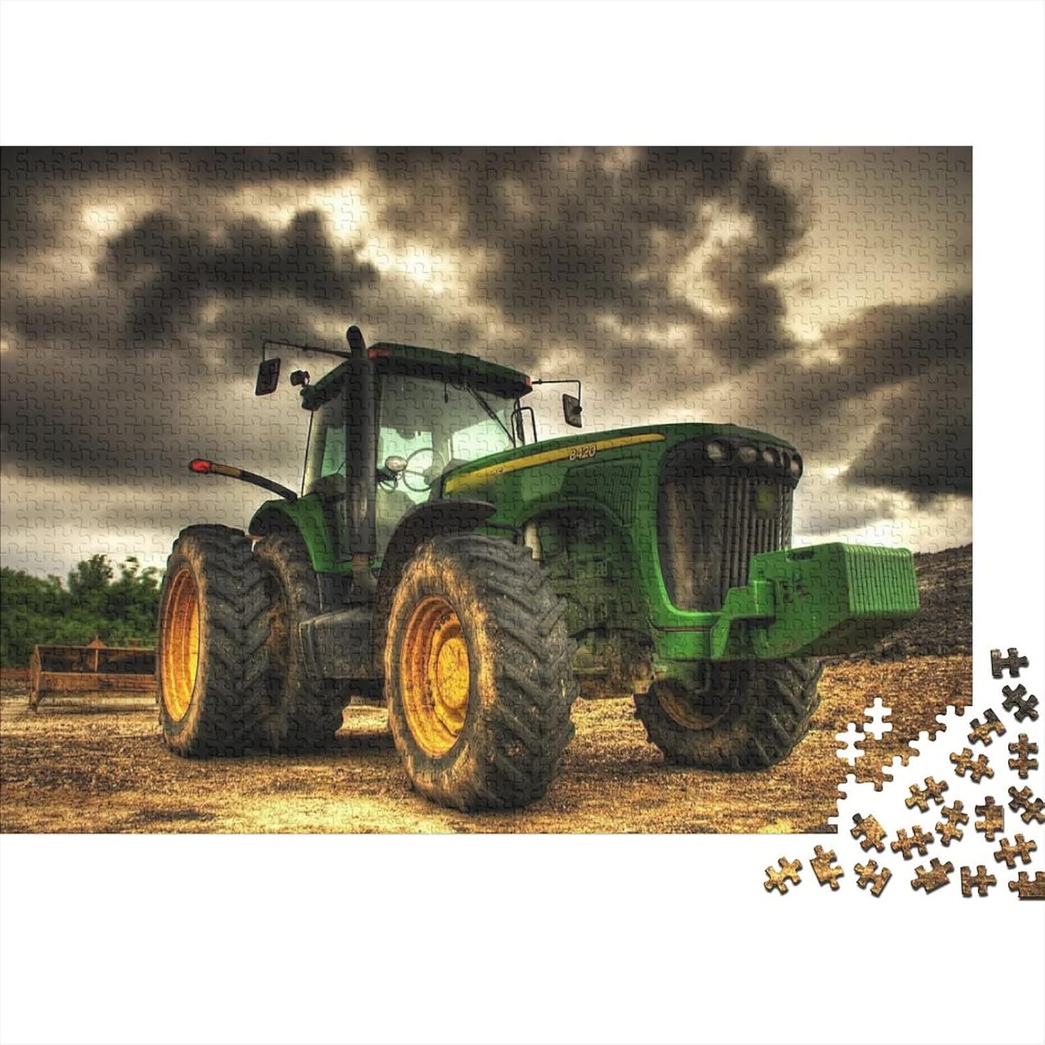 Jigsaw 1000 Pieces Tractor Jigsaw Puzzles Adults And Kids Difficulty