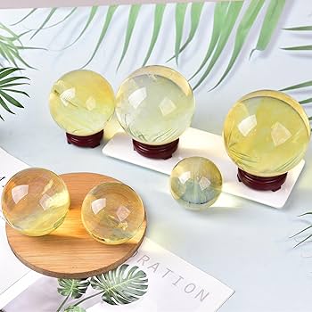 Amazon.co.jp: JIC Gem ラージ 製錬 ブルークォーツ 球球 人工