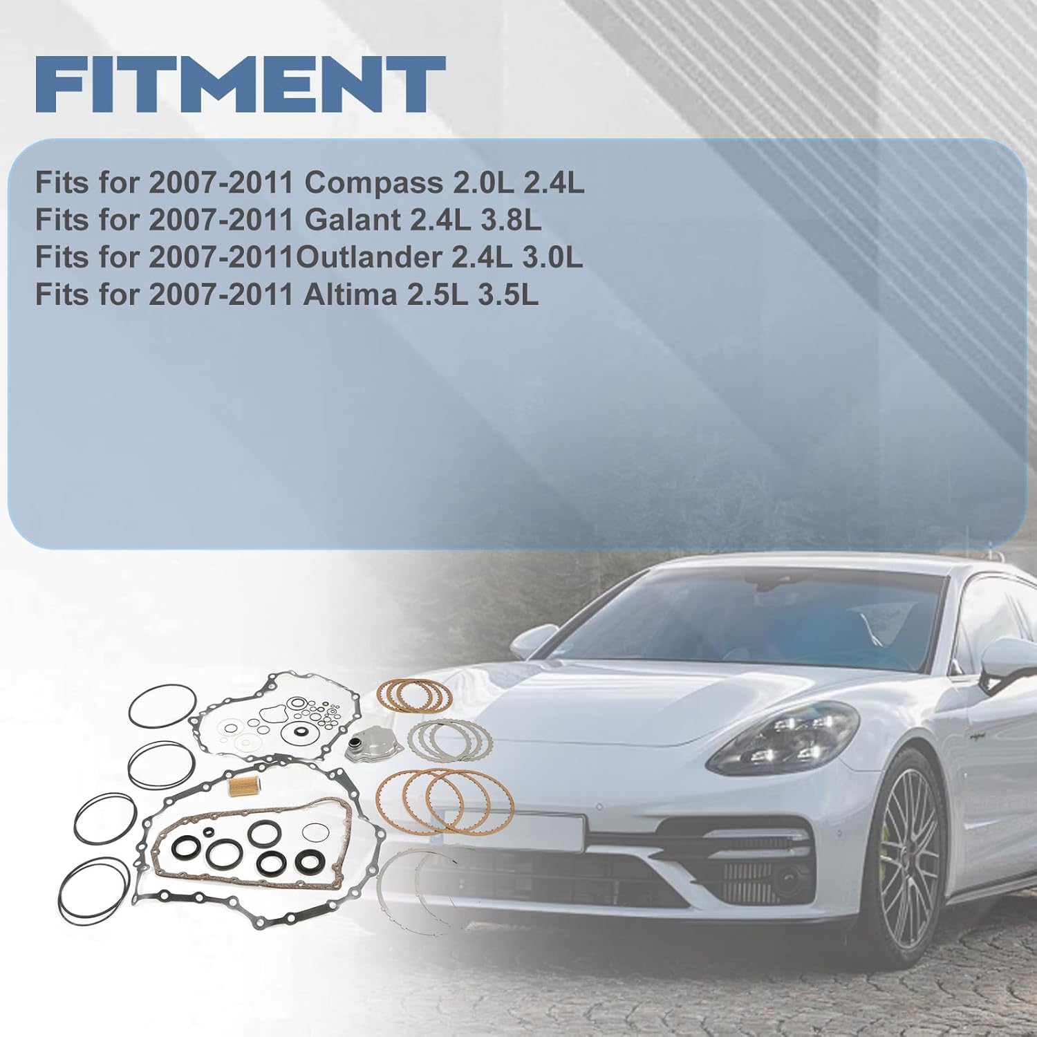 RE0F10A JF011E CVT Auto Transmission Master Rebuild Kit Fits for Compass Galant Outlander Altima