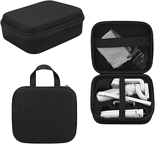 Estojo de transporte para estabilizador OM5, caixa de armazenamento à prova de choque com malha respirável, capa de viagem portátil com estabilizador portátil para smartphone DJI OM5 portátil