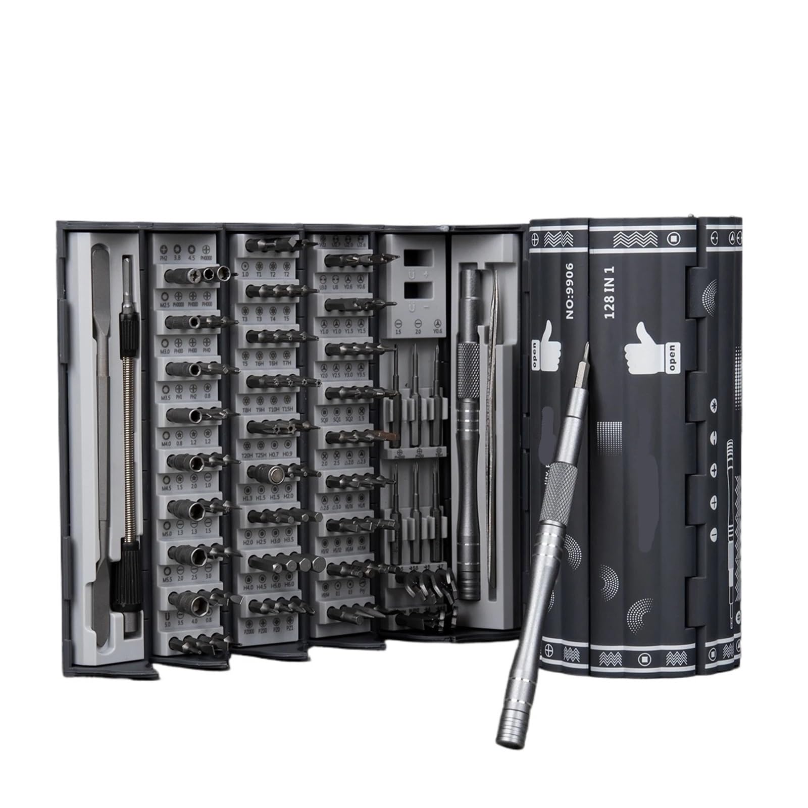 128-in-1-Präzisions-Magnetschraubendreher-Bit-Set for Kamera-Computer-Handy-Reparatur