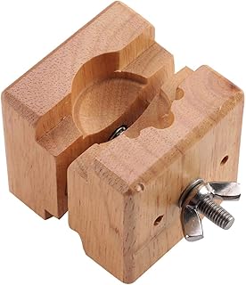 Watch Movement Clamp, Professional Wooden Watch Case Holder Block Vise Clamp Movement Repair Watchmaker Tool Removal