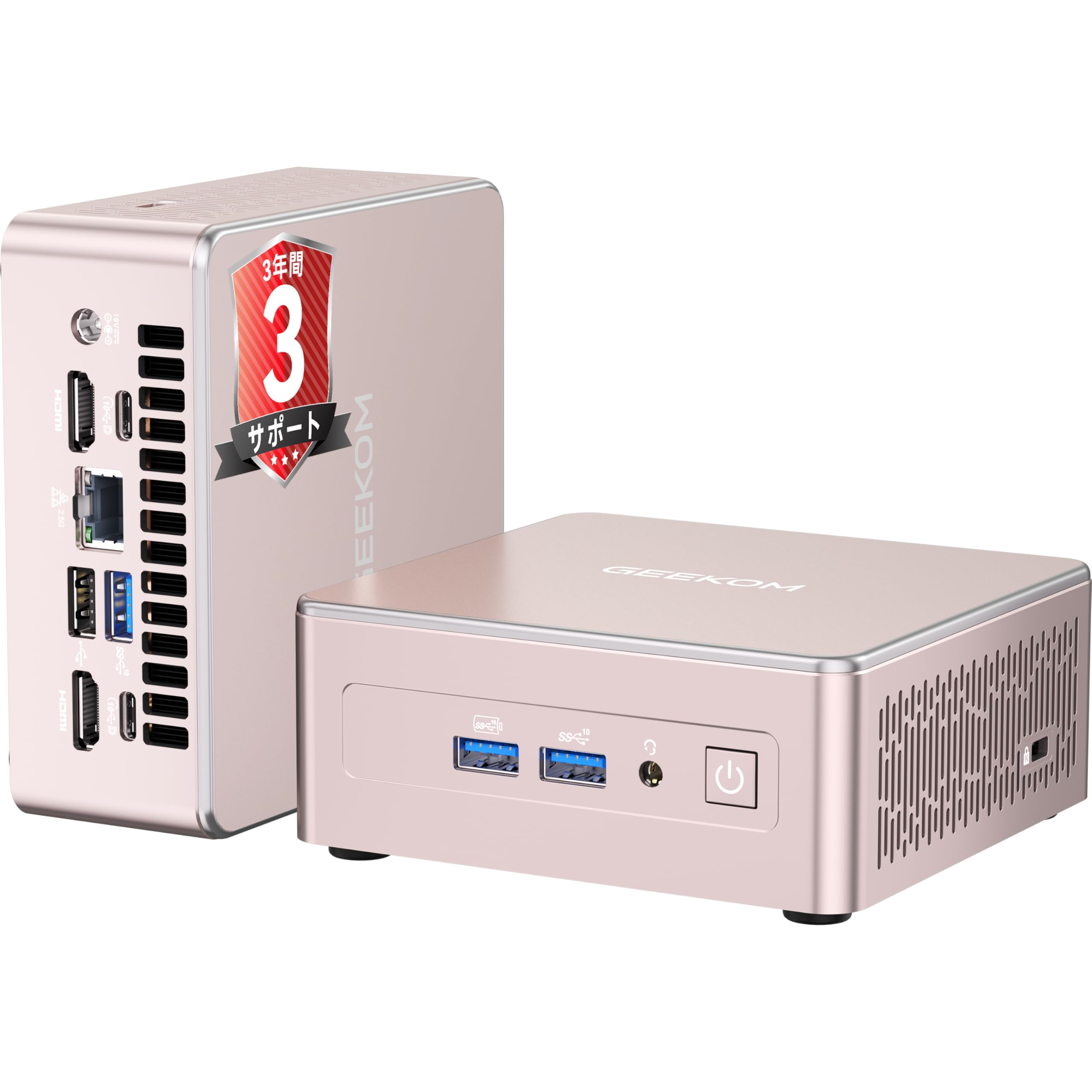 Amazon.co.jp: GEEKOM A5 ミニpc AMD Ryzen 5 7430U搭載 【3300U/4300U